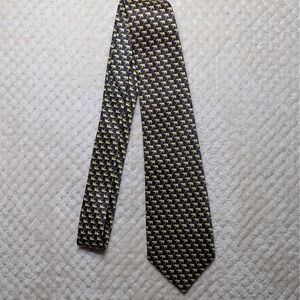 Vintage René Chagall Silk Tie | Elephant Print | Italian Design